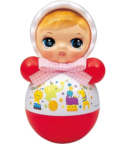 Amazon | 346 おきあがりポロンちゃん （25cm） 白 | がらがら・ラトル